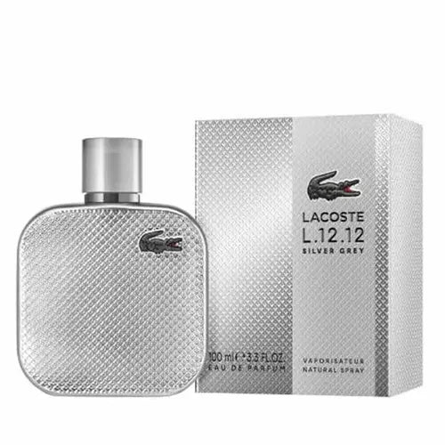 LACOSTE L.12.12 SILVER GREY 3.3 OZ 100 ML EDP SP