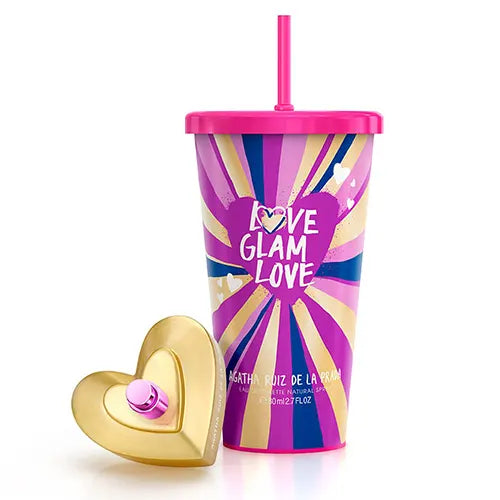 AGATHA RUIZ LOVE GLAM LOVE 2.7 EDT SP WOMEN (WITH SMOOTHIE CUP)